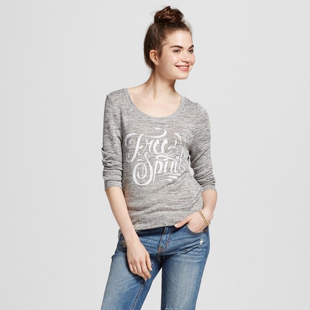 Fifth Sun Free Spirit Long Sleeve Pullover Sweater